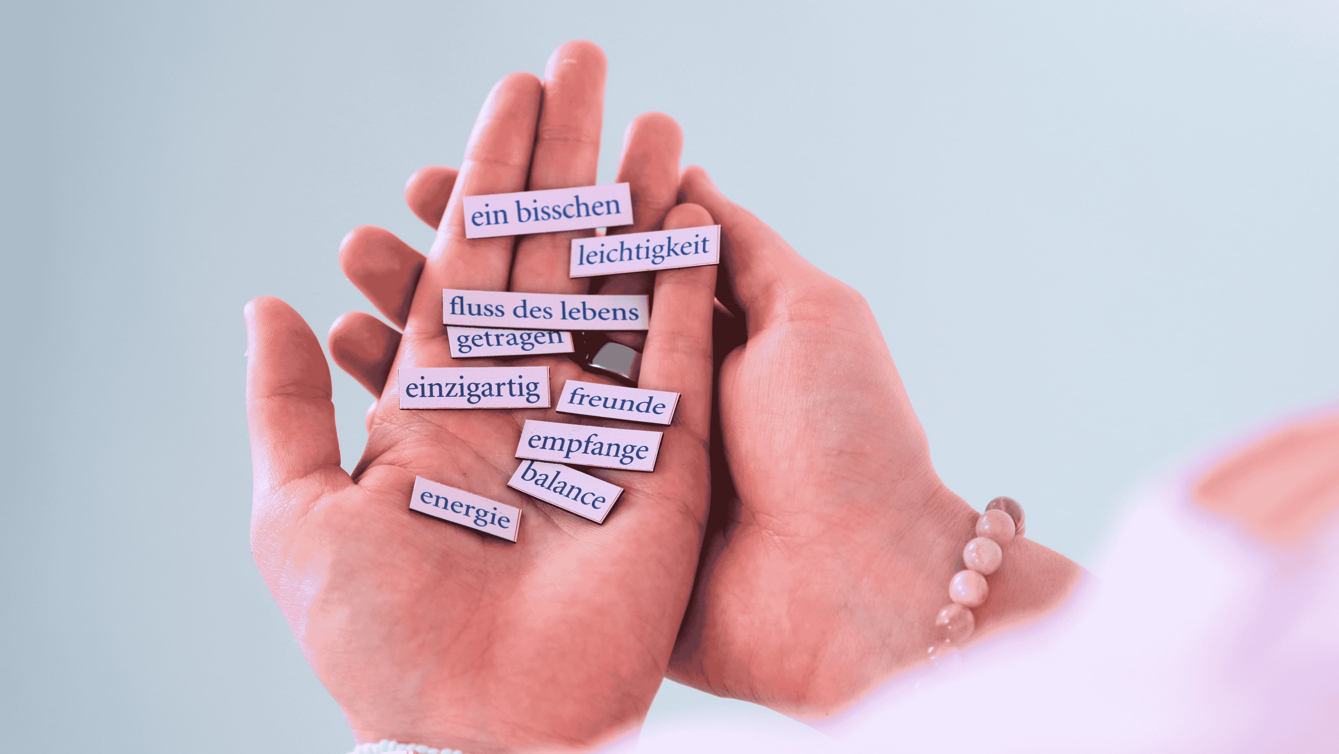 Magnete in der Hand